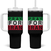 Pray For Iran Tumbler With Handle Support Peace For Iran