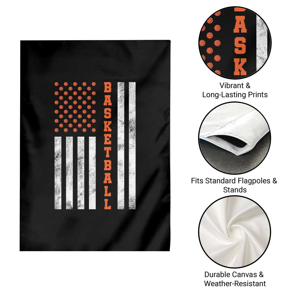 American Flag Basketball Garden Flag USA Sports Fan