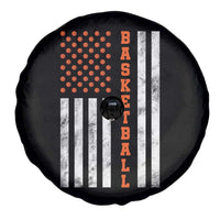 American Flag Basketball Spare Tire Cover USA Sports Fan