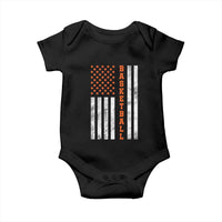 American Flag Basketball Baby Onesie USA Sports Fan