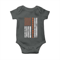 American Flag Basketball Baby Onesie USA Sports Fan