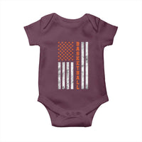 American Flag Basketball Baby Onesie USA Sports Fan