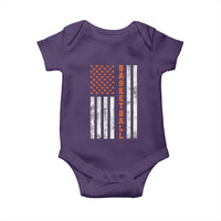 American Flag Basketball Baby Onesie USA Sports Fan