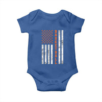 American Flag Basketball Baby Onesie USA Sports Fan