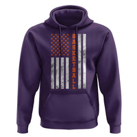 American Flag Basketball Hoodie USA Sports Fan