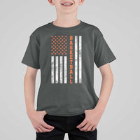 American Flag Basketball T Shirt For Kid USA Sports Fan