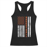 American Flag Basketball Racerback Tank Top USA Sports Fan