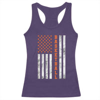American Flag Basketball Racerback Tank Top USA Sports Fan