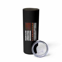 American Flag Basketball Skinny Tumbler USA Sports Fan