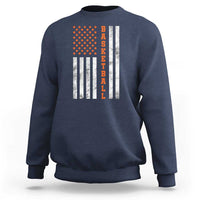 American Flag Basketball Sweatshirt USA Sports Fan