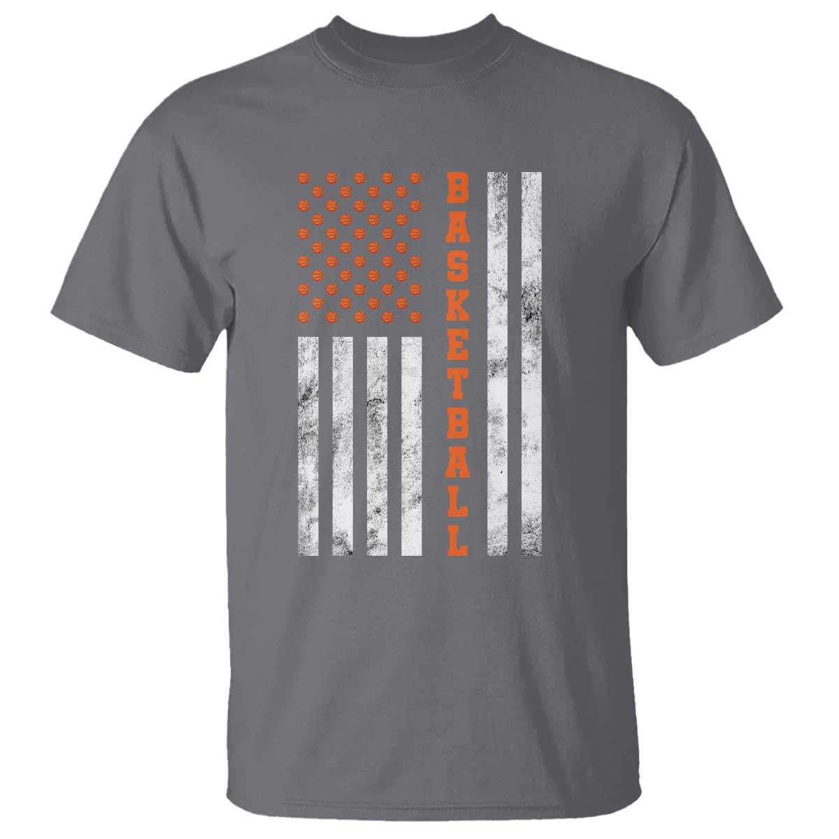 American Flag Basketball T Shirt USA Sports Fan