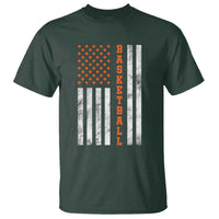 American Flag Basketball T Shirt USA Sports Fan