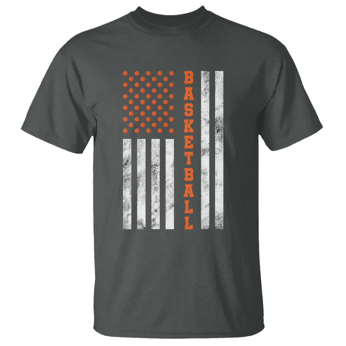 American Flag Basketball T Shirt USA Sports Fan