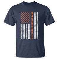 American Flag Basketball T Shirt USA Sports Fan