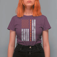 American Flag Basketball T Shirt For Women USA Sports Fan