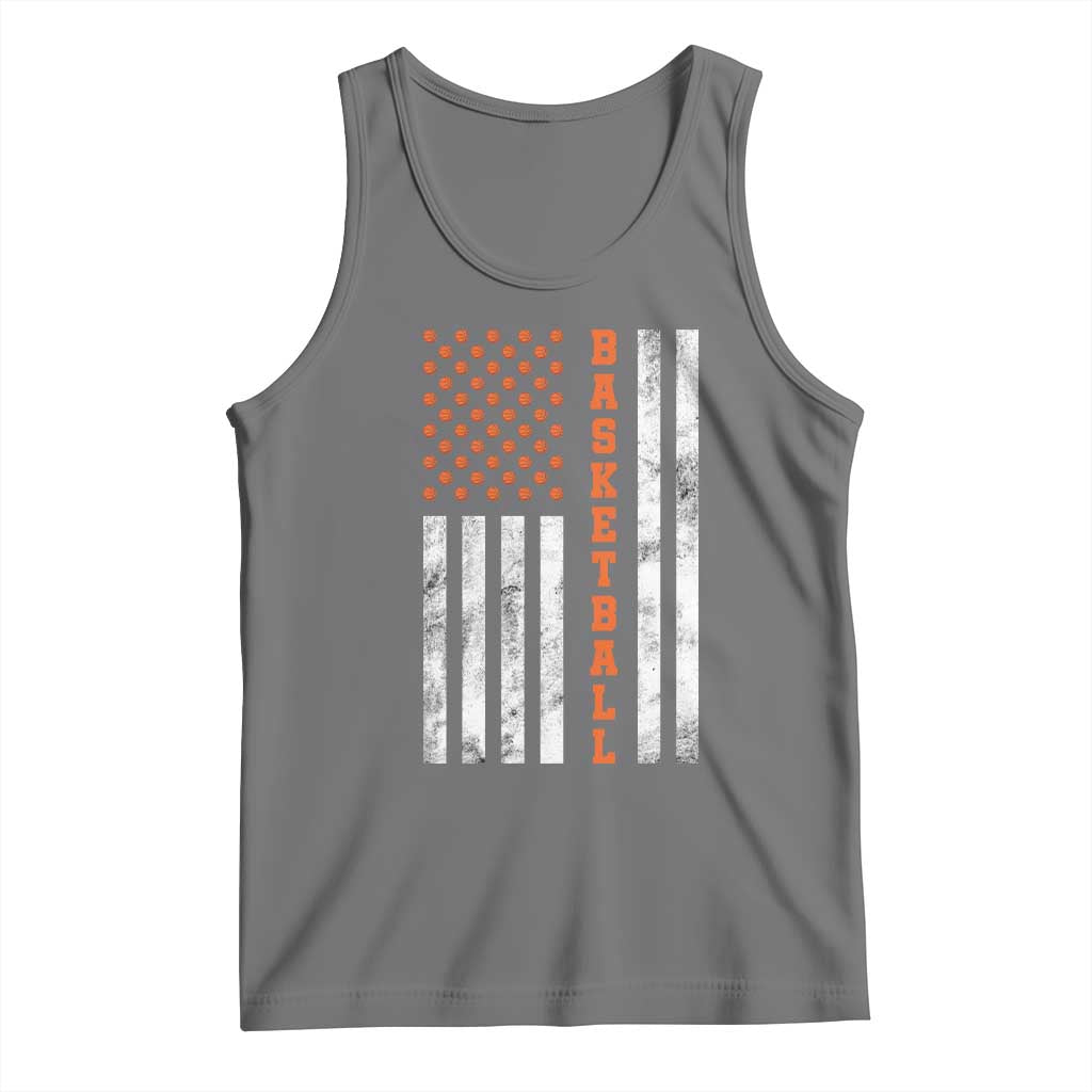 American Flag Basketball Tank Top USA Sports Fan