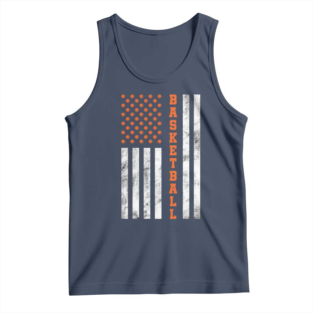 American Flag Basketball Tank Top USA Sports Fan