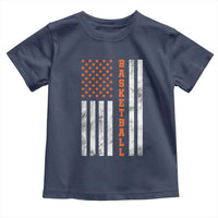 American Flag Basketball Toddler T Shirt USA Sports Fan