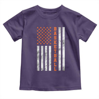 American Flag Basketball Toddler T Shirt USA Sports Fan