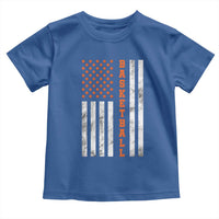 American Flag Basketball Toddler T Shirt USA Sports Fan