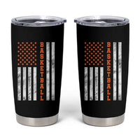 American Flag Basketball Tumbler Cup USA Sports Fan