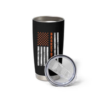American Flag Basketball Tumbler Cup USA Sports Fan