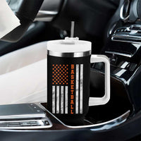 American Flag Basketball Tumbler With Handle USA Sports Fan