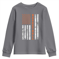 American Flag Basketball Youth Sweatshirt USA Sports Fan