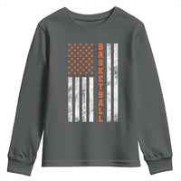 American Flag Basketball Youth Sweatshirt USA Sports Fan