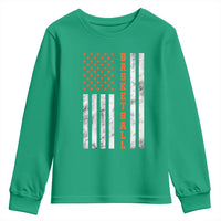 American Flag Basketball Youth Sweatshirt USA Sports Fan