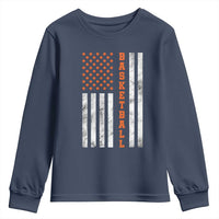 American Flag Basketball Youth Sweatshirt USA Sports Fan
