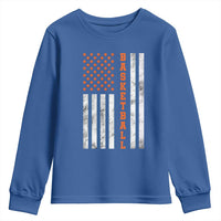American Flag Basketball Youth Sweatshirt USA Sports Fan