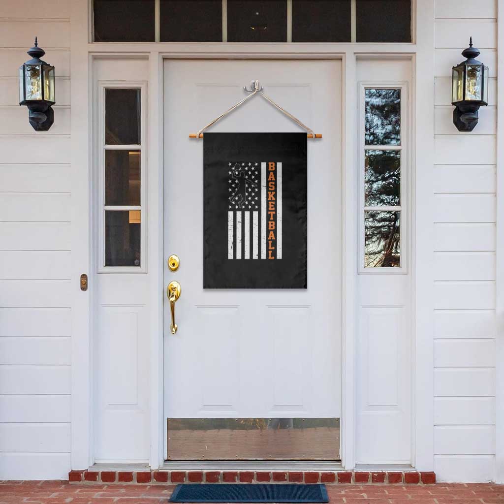 American Flag Basketball Garden Flag Patriotic Sports Lover Gift