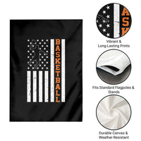 American Flag Basketball Garden Flag Patriotic Sports Lover Gift