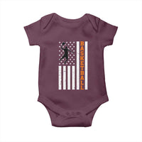 American Flag Basketball Baby Onesie Patriotic Sports Lover Gift