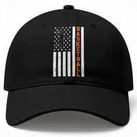 American Flag Basketball Baseball Cap Patriotic Sports Lover Gift