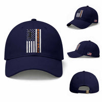 American Flag Basketball Baseball Cap Patriotic Sports Lover Gift