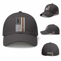 American Flag Basketball Baseball Cap Patriotic Sports Lover Gift