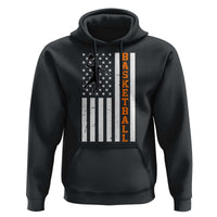 American Flag Basketball Hoodie Patriotic Sports Lover Gift