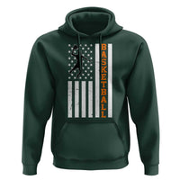 American Flag Basketball Hoodie Patriotic Sports Lover Gift