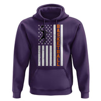 American Flag Basketball Hoodie Patriotic Sports Lover Gift