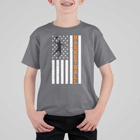 American Flag Basketball T Shirt For Kid Patriotic Sports Lover Gift