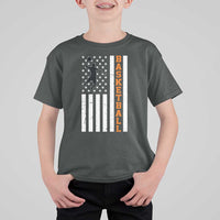 American Flag Basketball T Shirt For Kid Patriotic Sports Lover Gift