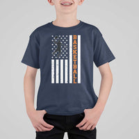 American Flag Basketball T Shirt For Kid Patriotic Sports Lover Gift