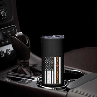 American Flag Basketball Skinny Tumbler Patriotic Sports Lover Gift