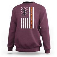 American Flag Basketball Sweatshirt Patriotic Sports Lover Gift