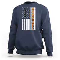 American Flag Basketball Sweatshirt Patriotic Sports Lover Gift