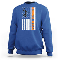 American Flag Basketball Sweatshirt Patriotic Sports Lover Gift