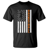 American Flag Basketball T Shirt Patriotic Sports Lover Gift