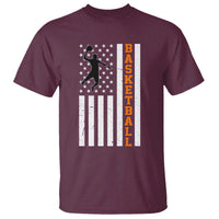 American Flag Basketball T Shirt Patriotic Sports Lover Gift